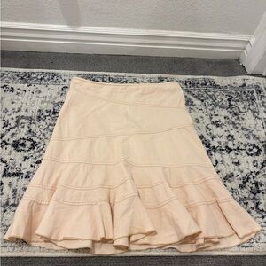 Urban Outfitters Cream Midi Skirt